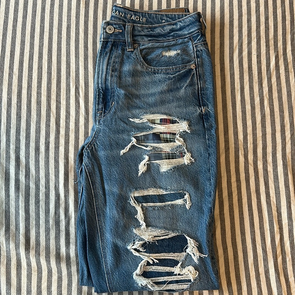 American Eagle mom straight Jean